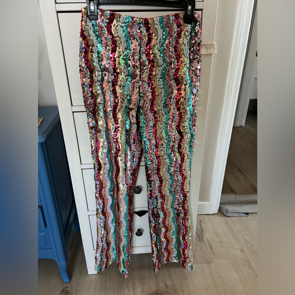 Free People disco sequence pants size 0